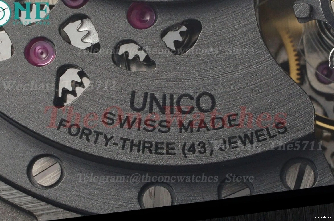 Square Cer Unico Bang RU Skeleton BBF 42mm Black HUB1280A Dial 0207